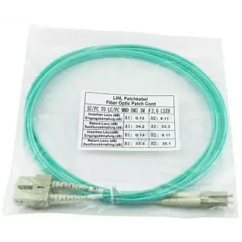 BlueOptics InfiniBand / šviesolaidinis kabelis 10 m 2x LC 2x SC LC/APC