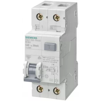 Siemens 5SU1356-6KK16 liekamosios srovės įtaisas A tipo 1 polius