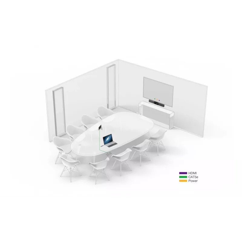 Vaizdo konferencijų juosta Yealink MeetingBar A30 120° FOV 3.5x optinis priartinimas