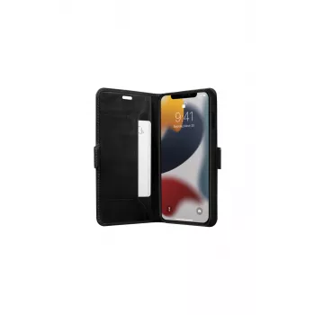 dbramante1928 Copenhagen Slim dėklas-piniginė iPhone 13 Pro juoda