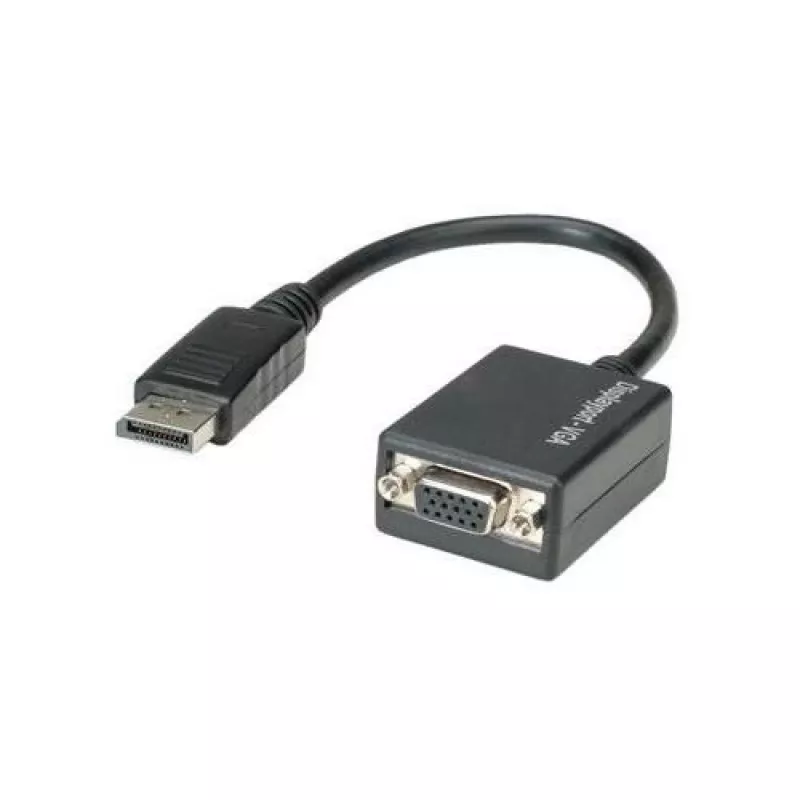 Techly DisplayPort DP į VGA adapteris M F IADAP DSP-250, 0.07 m, DisplayPort, 2 x VGA (D-Sub), Vyriškas, Moteriškas, 1920 x 1200 pikselių