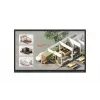 LG CreateBoard Standartinė interaktyvi lenta 190,5 cm (75 col.) 3840 x 2160 pikselių Liečiamas ekranas Juoda