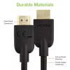 Techly ICOC HDMI2-4-020T HDMI laidas 2 m HDMI A tipo (standartinis) juodas