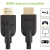 Techly ICOC HDMI2-4-020T HDMI laidas 2 m HDMI A tipo (standartinis) juodas