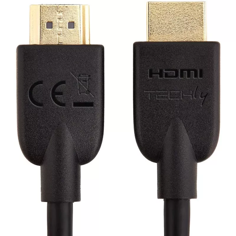 Techly ICOC HDMI2-4-020T HDMI laidas 2 m HDMI A tipo (standartinis) juodas