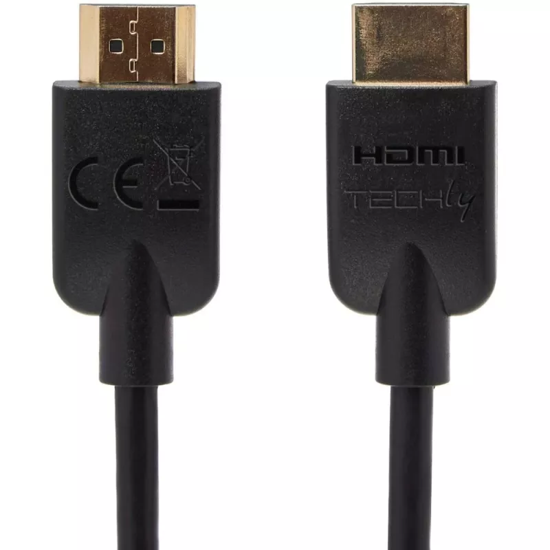 Techly ICOC HDMI2-4-020T HDMI laidas 2 m HDMI A tipo (standartinis) juodas