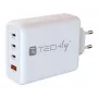 Techly IPW-PD140W-WH belaidis įkroviklis Power bank, išmanusis telefonas, planšetė, universalus Baltas AC Greitas įkrovimas Vidinis