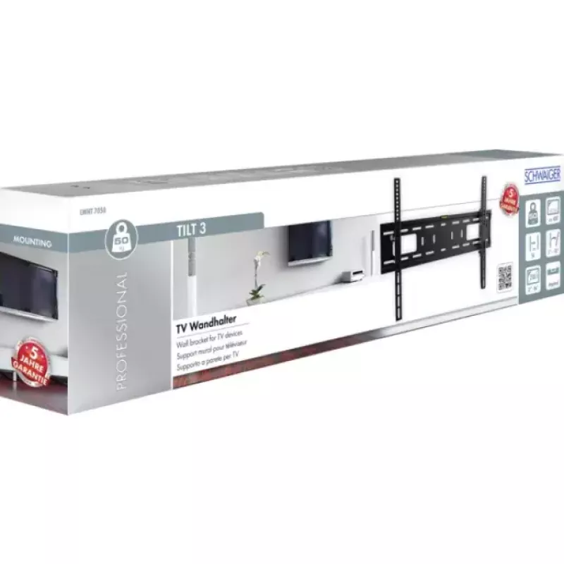 Sieninis laikiklis Schwaiger LWHT7050 513 juodas