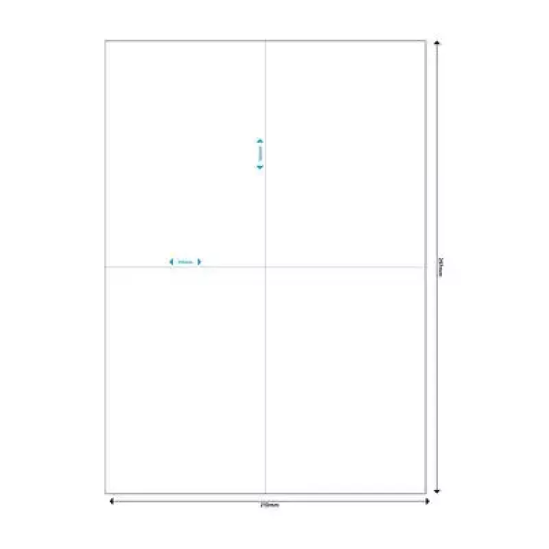Lipni etiketė MediaRange MRINK143 (105x148 mm, 200 vnt., balta)