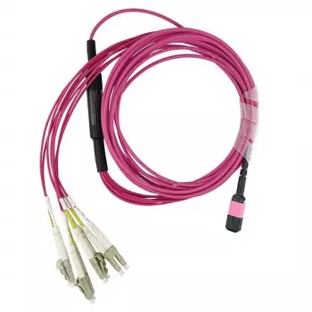 BlueOptics CBL-MPO12-4LC-OM4-10M InfiniBand šviesolaidinis kabelis 10m MPO/UPC 4x LC Duplex/UPC