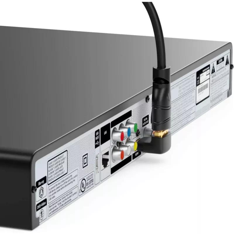 Techly HDMI adapteris M / F kampuotas L IADAP HDMI-L, HDMI, juodas