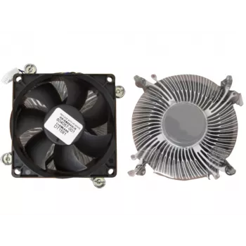 HP 804057-001 procesoriaus aušinimo sistema – radiatoriaus mazgas 65 W procesoriams, juoda/sidabrinė, 1 vnt.