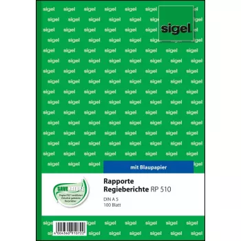 Sigel RP510 verslo forma A5 žalia 100 lapų