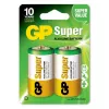 GP Batteries Super Alkaline 5501 šarminė baterija D dydžio, 2 vnt. pakuotė
