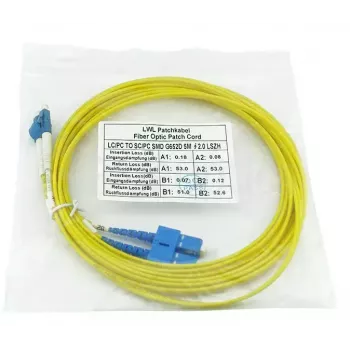 BlueOptics CAB-SMF-LC-SC-1 InfiniBand vienmodis optinis kabelis 1 m LC/UPC SC/UPC