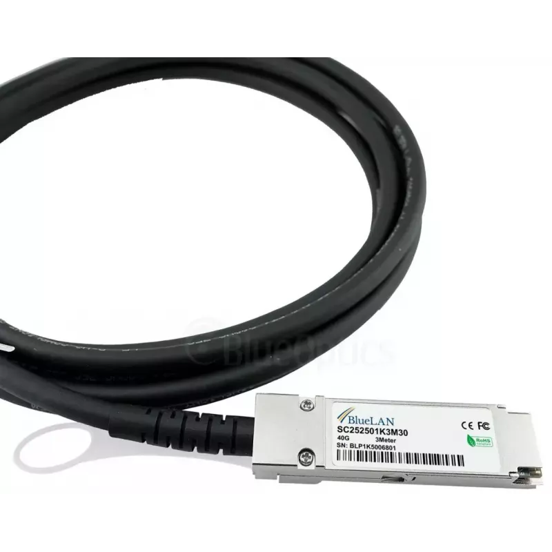 Alcatel-Lucent Alcatel-Lucent OS6560-CBL-100 20G tiesioginio prijungimo varinis kabelis, QSFP+, 1 m