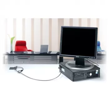 DELL MicroSaver Twin kabelio spyna sidabrinė