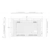 Hisense 43 colių QLED 4K išmanusis monitorius E5QTUK, Android 11, 500 cd/m², 8 ms, VESA, juodas