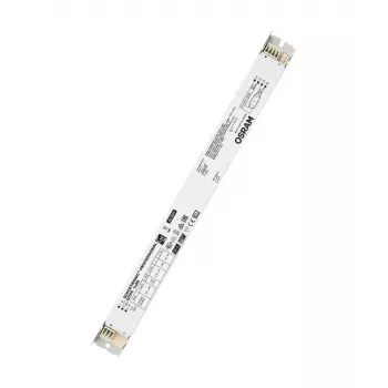 Elektroninis balastas Osram QTP5 1X80, tarnavimo laikas 100000 h, AC 198–264 V, 50/60 Hz, 40 A, -20–50 °C, 360×30×21 mm