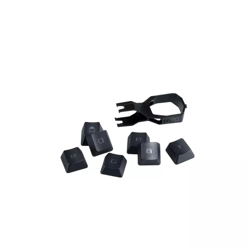 Klavišų dangtelis ASUS ROG RX PBT Keycap Set Black 250g