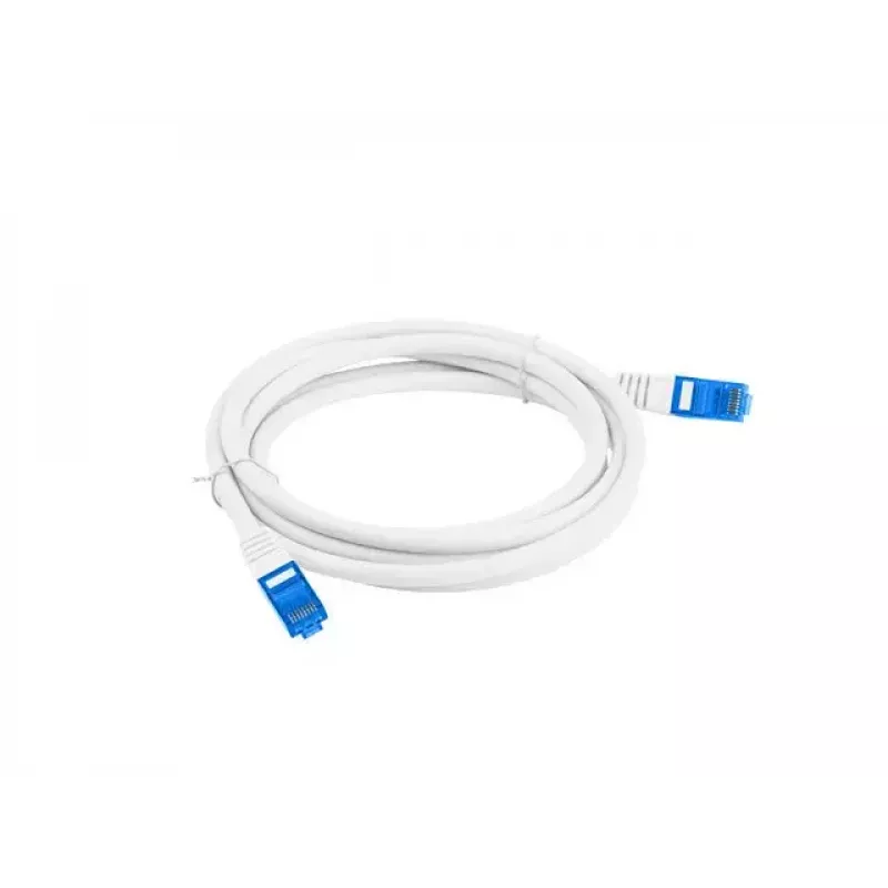 Tinklo kabelis Lanberg PCF6A-10CC-0200-W 2m Cat6a S/FTP baltas