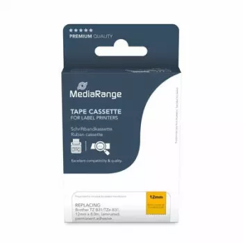 Spausdinimo juosta MediaRange MRBTZB31 juoda 1,2 cm x 8 m