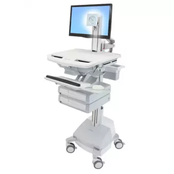 Multimedijos vežimėlis Ergotron StyleView aliuminis pilkai baltas