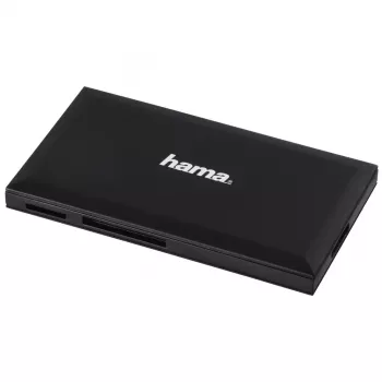 Kortelių skaitytuvas Hama 00181018 USB 3.2 Gen 1 Type-A juodas