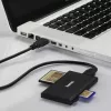 Kortelių skaitytuvas Hama 00181018 USB 3.2 Gen 1 Type-A juodas