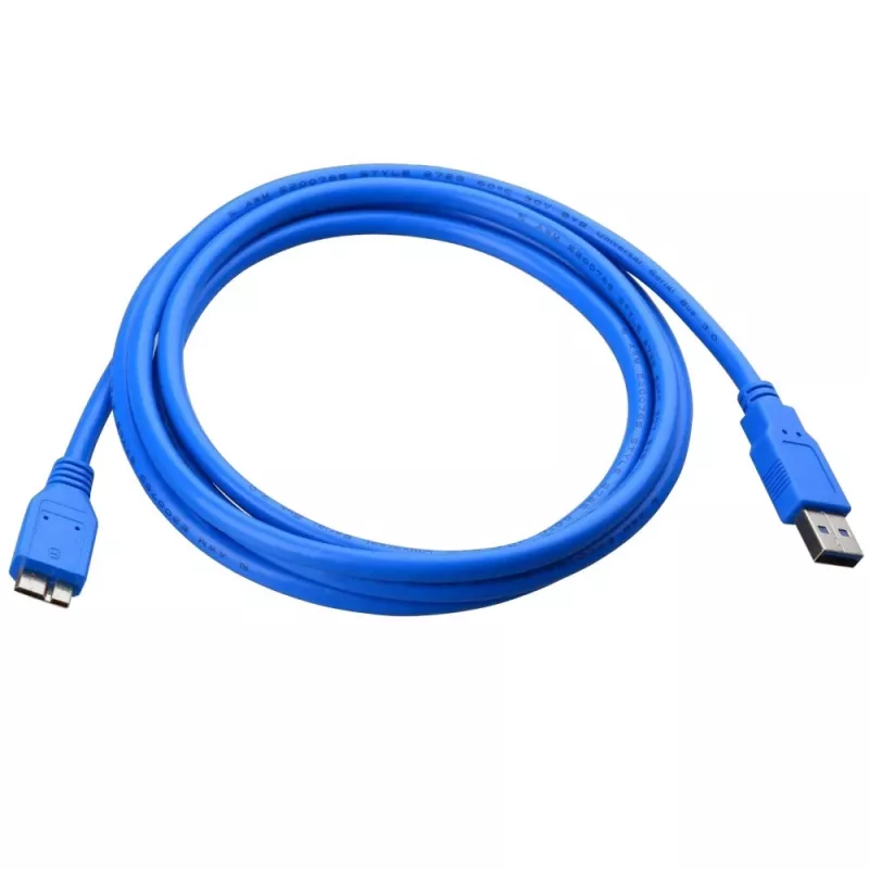 Techly USB 3.0 Superspeed laidas A / Micro B 3 m mėlynas ICOC MUSB3-A-030