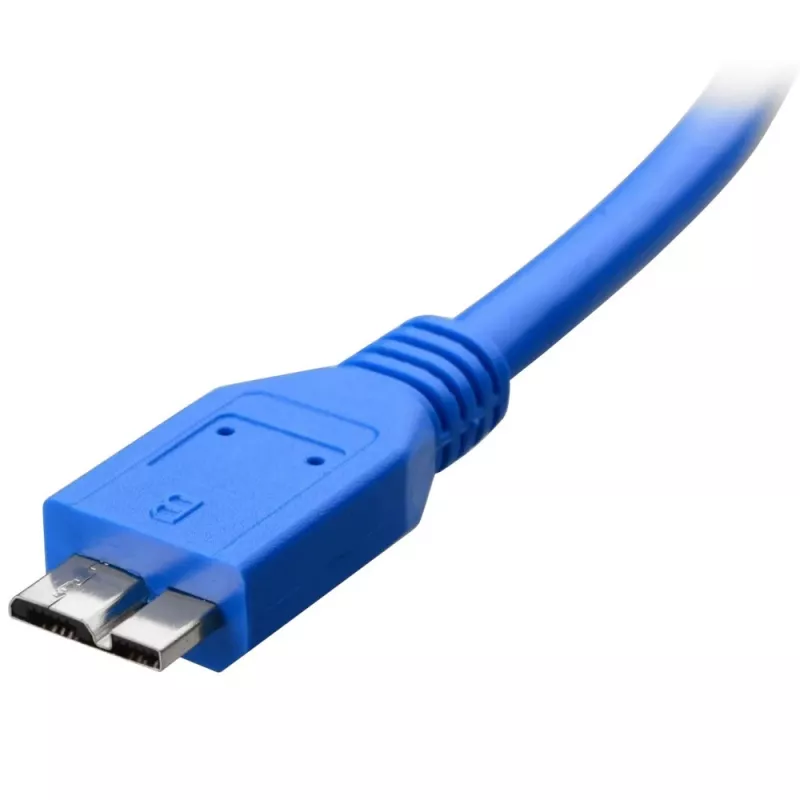 Techly USB 3.0 Superspeed laidas A / Micro B 3 m mėlynas ICOC MUSB3-A-030
