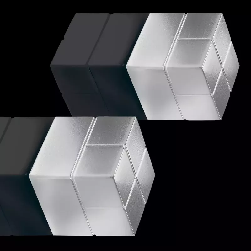 Craft Magnet Cube Sigel BA706 Neodimis Sidabrinis 20mm