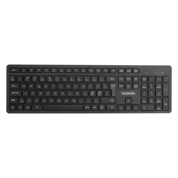 eSTUFF GLB212102 klaviatūra, biuro, belaidė, USB QWERTY, Šiaurės išdėstymas, juoda