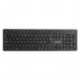 eSTUFF GLB212102 klaviatūra, biuro, belaidė, USB QWERTY, Šiaurės išdėstymas, juoda