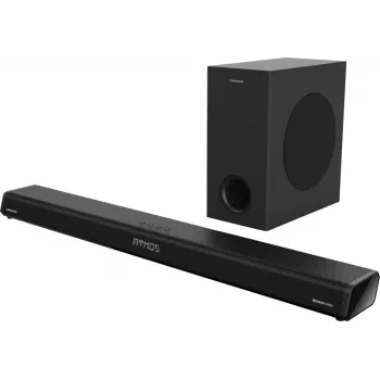 Grundig 2.1 Dolby Atmos Soundbar DSB 2100, 2.1 kanalai, 280 W, aktyvus belaidis žemų dažnių garsiakalbis
