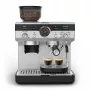 Pusiau automatinis espresso aparatas KRUPS XP801T su įmontuotu malūnėliu, 3 L vandens talpa, 2 puodelių išėjimu, juodas/nerūdijantis plienas