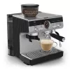 Pusiau automatinis espresso aparatas KRUPS XP801T su įmontuotu malūnėliu, 3 L vandens talpa, 2 puodelių išėjimu, juodas/nerūdijantis plienas