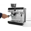 Pusiau automatinis espresso aparatas KRUPS XP801T su įmontuotu malūnėliu, 3 L vandens talpa, 2 puodelių išėjimu, juodas/nerūdijantis plienas
