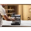 Pusiau automatinis espresso aparatas KRUPS XP801T su įmontuotu malūnėliu, 3 L vandens talpa, 2 puodelių išėjimu, juodas/nerūdijantis plienas