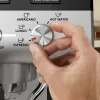 Pusiau automatinis espresso aparatas KRUPS XP801T su įmontuotu malūnėliu, 3 L vandens talpa, 2 puodelių išėjimu, juodas/nerūdijantis plienas