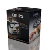 Pusiau automatinis espresso aparatas KRUPS XP801T su įmontuotu malūnėliu, 3 L vandens talpa, 2 puodelių išėjimu, juodas/nerūdijantis plienas