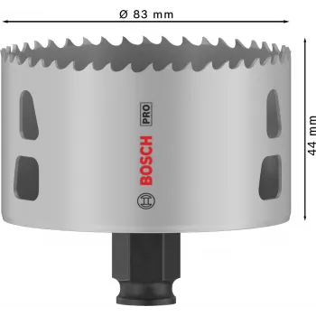 Pjūklas skylėms Bosch PRO Multi Material PC Plus 44/83 mm gręžtuvui