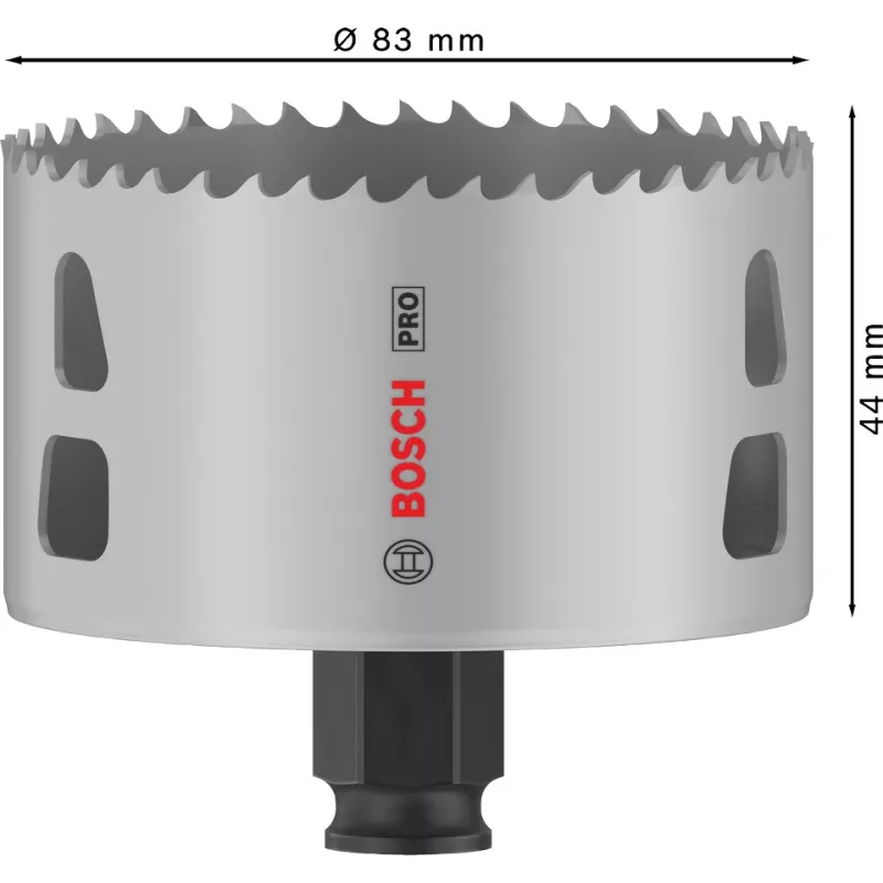 Pjūklas skylėms Bosch PRO Multi Material PC Plus 44/83 mm gręžtuvui