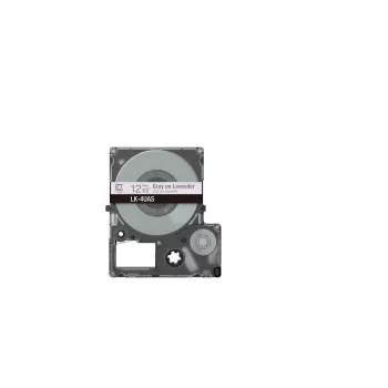 Epson LK-4UAS juosta etikečių spausdintuvui, pilka, violetinė