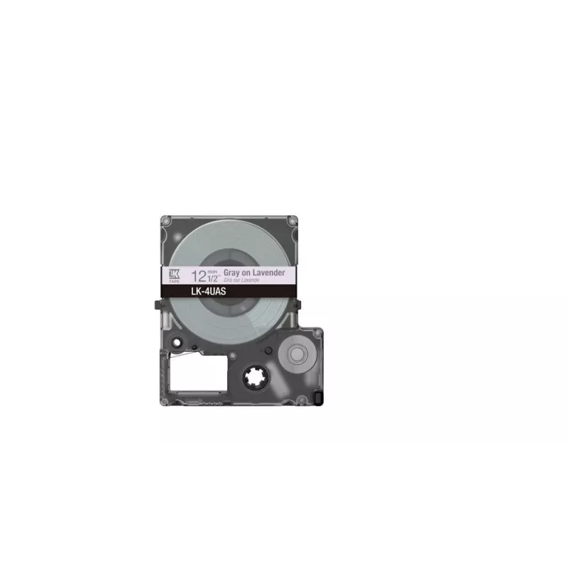 Epson LK-4UAS juosta etikečių spausdintuvui, pilka, violetinė