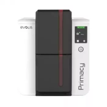 Kortelių spausdintuvas Evolis Primacy 2 USB Ethernet 300 dpi – vienpusis arba dvipusis PVC kortelių spausdinimas