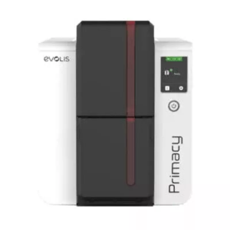 Kortelių spausdintuvas Evolis Primacy 2 USB Ethernet 300 dpi – vienpusis arba dvipusis PVC kortelių spausdinimas