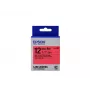 Epson kasetė etiketėms Pastel LK-4RBP juoda/raudona 12mm (9m)