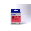 Epson kasetė etiketėms Pastel LK-4RBP juoda/raudona 12mm (9m)