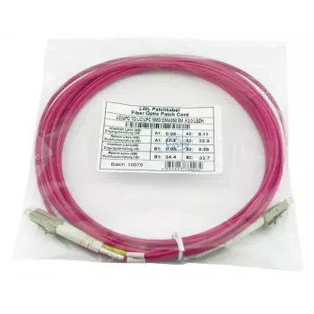 Šviesolaidinis kabelis BlueOptics CBL-LC-OM4-3M 3m LC–LC 50µm
